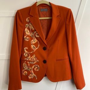 ONARA burnt orange blazer